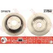 Jeu de 2 disques de frein arrière TRW DF6678 - Visuel 1