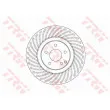 Jeu de 2 disques de frein avant TRW DF6682S - Visuel 2