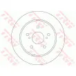 Jeu de 2 disques de frein arrière TRW DF6685 - Visuel 1