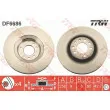 Jeu de 2 disques de frein arrière TRW DF6686 - Visuel 1