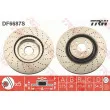 Jeu de 2 disques de frein avant TRW DF6687S - Visuel 1