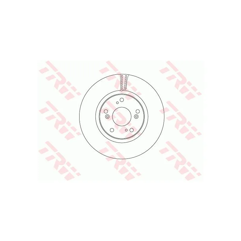 Jeu de 2 disques de frein avant TRW DF6689