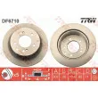 Jeu de 2 disques de frein arrière TRW DF6710 - Visuel 1