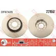 Jeu de 2 disques de frein avant TRW DF6742S - Visuel 1