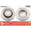 Jeu de 2 disques de frein avant TRW DF6744S - Visuel 1