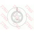 Jeu de 2 disques de frein avant TRW DF6749S - Visuel 2