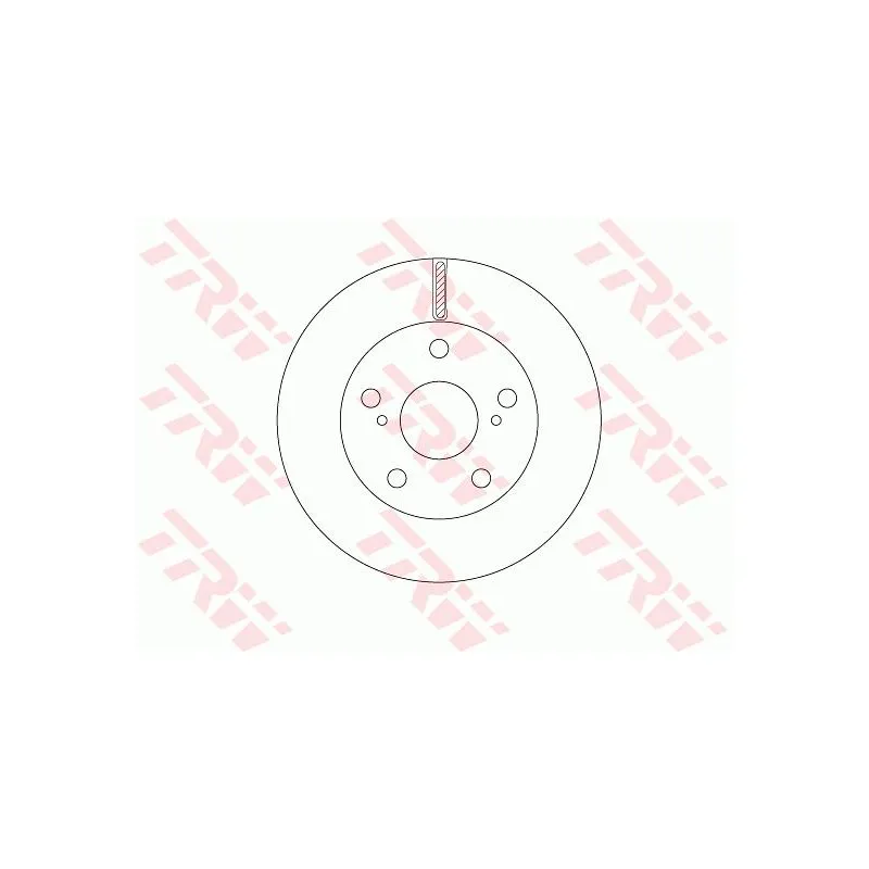 Jeu de 2 disques de frein avant TRW DF6782S