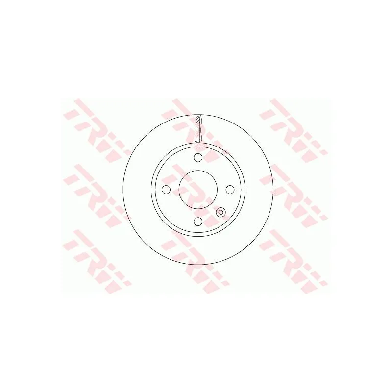 Jeu de 2 disques de frein avant TRW DF6783