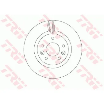 Jeu de 2 disques de frein avant TRW DF6786