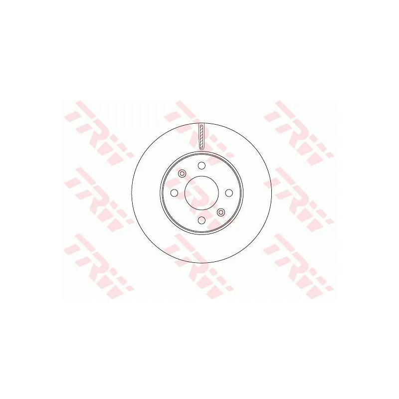 Jeu de 2 disques de frein avant TRW DF6794