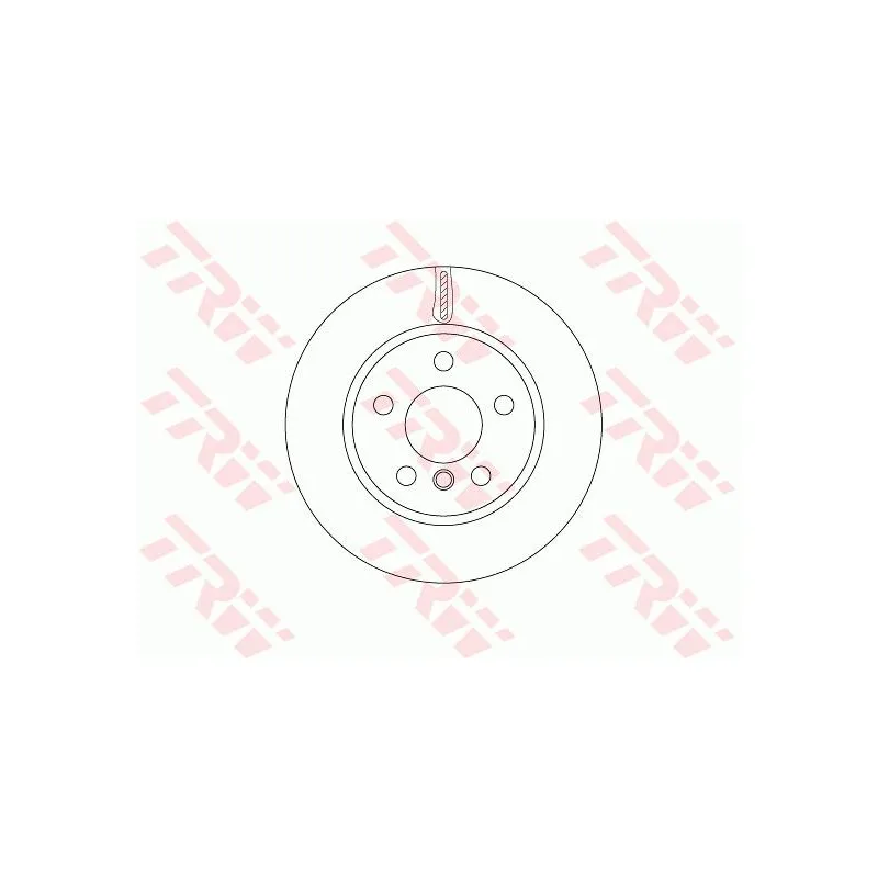 Jeu de 2 disques de frein avant TRW DF6799