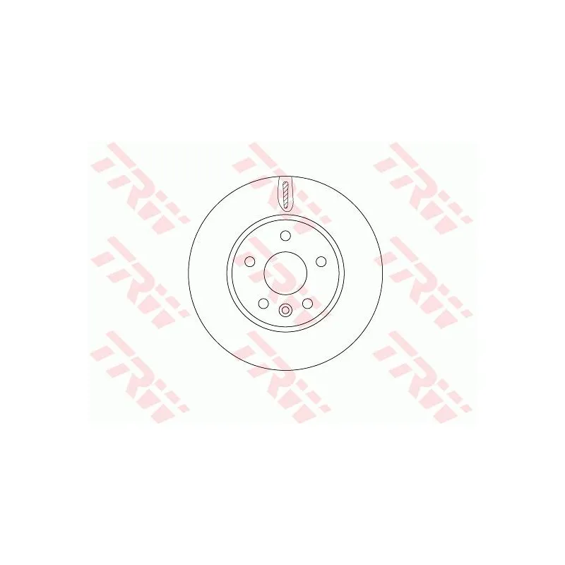 Jeu de 2 disques de frein avant TRW DF6819