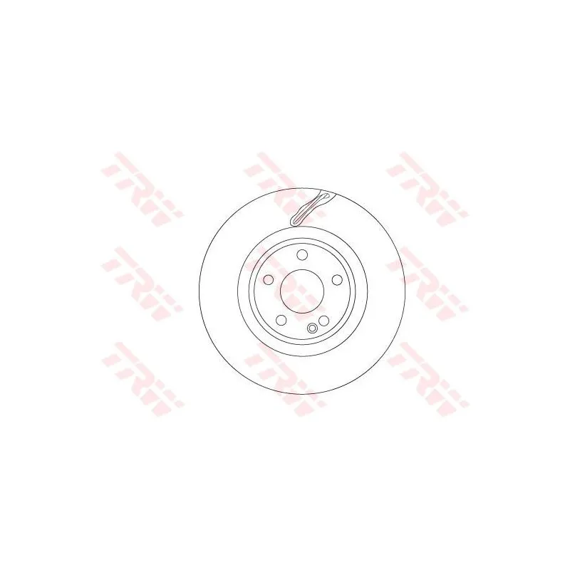 Jeu de 2 disques de frein avant TRW DF6867