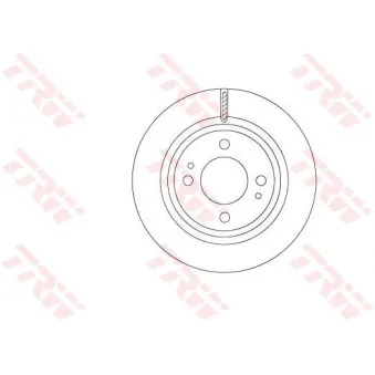 Jeu de 2 disques de frein avant TRW DF6908