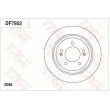 Jeu de 2 disques de frein arrière TRW DF7953 - Visuel 1