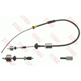 Tirette à câble, commande d'embrayage TRW GCC4022