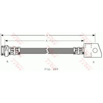 Flexible de frein TRW PHA197