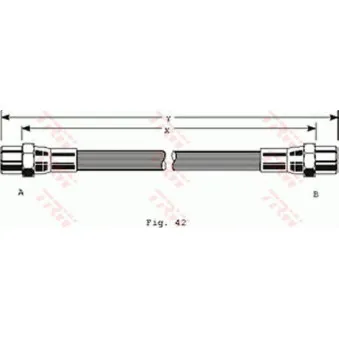 Flexible de frein TRW PHA255