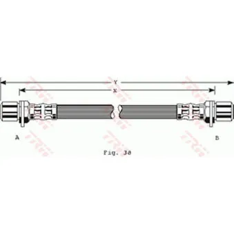 Flexible de frein TRW PHA331