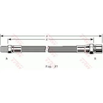 Flexible de frein TRW PHB155
