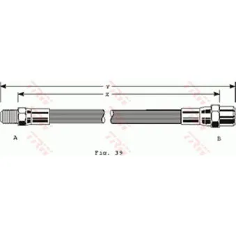 Flexible de frein TRW PHB201