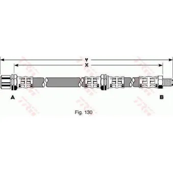Flexible de frein TRW PHB252