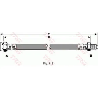 Flexible de frein TRW PHB270