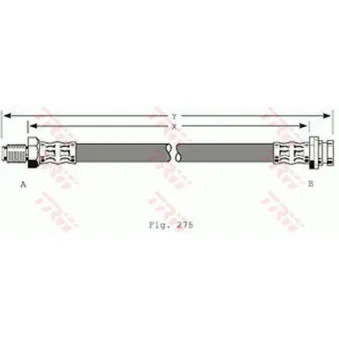 Flexible de frein TRW PHB381