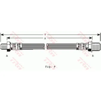 Flexible de frein TRW PHC149