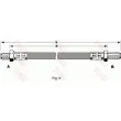 Flexible de frein TRW PHC186 - Visuel 1
