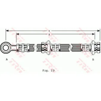 Flexible de frein TRW PHD112