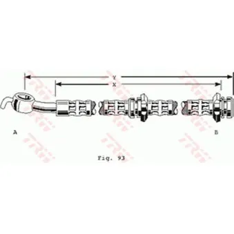 Flexible de frein TRW PHD173