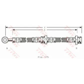 Flexible de frein TRW PHD215