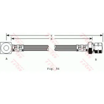 Flexible de frein TRW PHD244