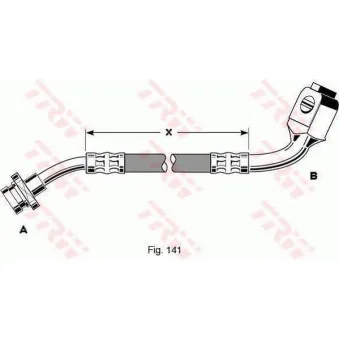 Flexible de frein TRW PHD287