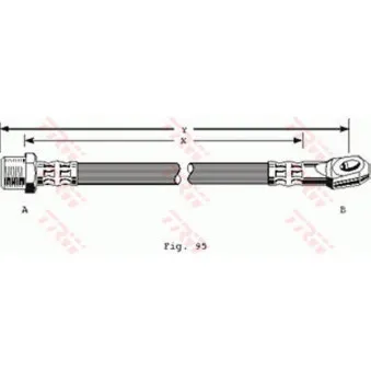Flexible de frein TRW PHD304