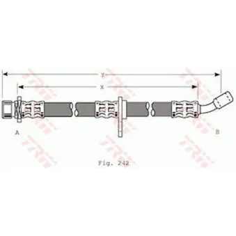 Flexible de frein TRW PHD371