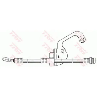 Flexible de frein TRW PHD506
