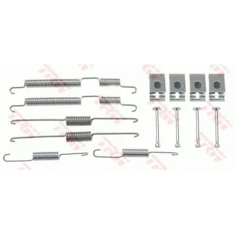 Kit d'accessoires, mâchoire de frein TRW SFK215