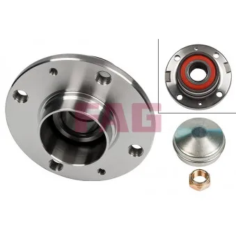Roulement de roue arrière FAG 713 6063 50