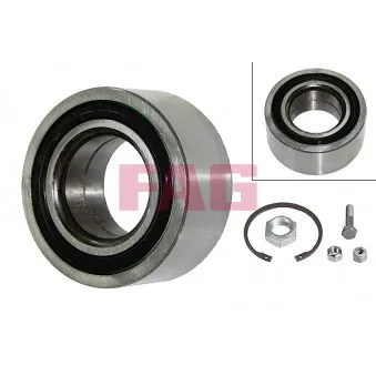 Roulement de roue avant FAG 713 6102 60