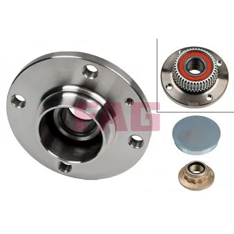 Roulement de roue arrière FAG 713 6103 20