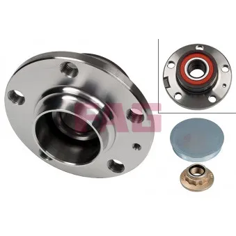 Roulement de roue arrière FAG 713 6104 90
