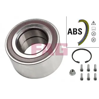 Roulement de roue avant FAG 713 6106 40