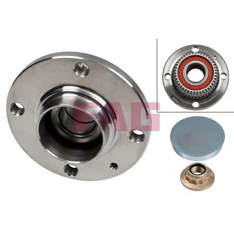 Roulement de roue arrière FAG 713 6106 60