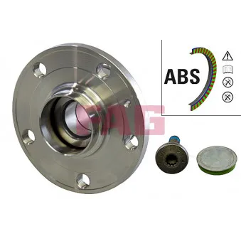 Roulement de roue arrière FAG 713 6110 00