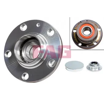 Roulement de roue arrière FAG 713 6110 20