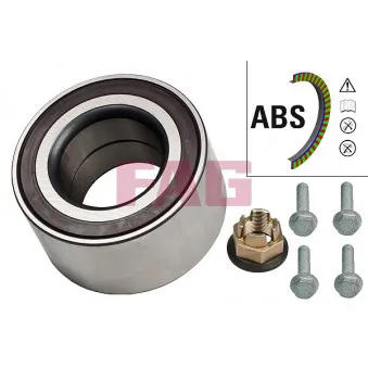 Roulement de roue arrière FAG 713 6122 60