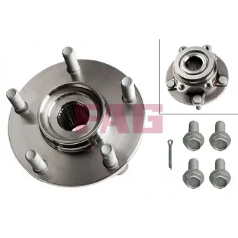Roulement de roue avant FAG 713 6139 10