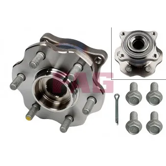 Roulement de roue arrière FAG 713 6139 50